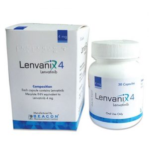 Lenvanix 4mg 30 Capsules, Beacon