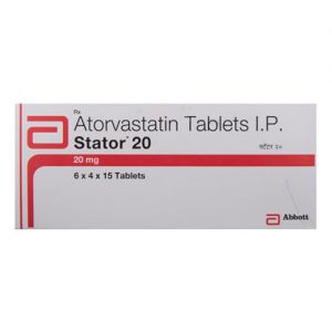 Stator 20mg 360 Tablet, Abbott