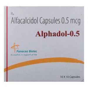 Alphadol 0.5mcg 100 Soft Gelatin Capsule, Panacea