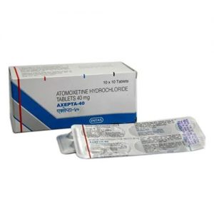 Axepta 40mg 100 tablets, Intas