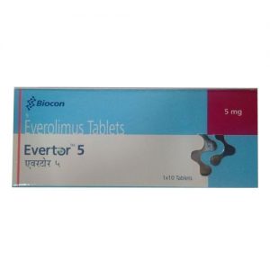 Evertor 5mg 10s Tablets, Biocon