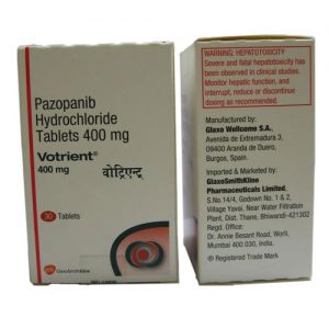 Votrient 400mg 30 Tablet, GSK